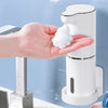 Automatic Foam Soap Dispensers Bathroom Smart Washing Hand Machine With USB Charging White