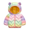 Cute Baby Girls Jacket Kids Boys Light Down Coats With Ear Hoodie Spring Girl Clothes Infant Children's Clothing For Boys Coat