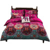 Bohemia 4 /3PCS3d bedding sets Sham Boho Mandala duvet cover set winter bedsheet queen king size Cotton folk-custom Bed set