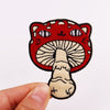 Mushroom Applique Embroidered Patches On Kids Clothes DIY Iron On Patches Cartoon Patches For Clothing Stickers Animal Badges