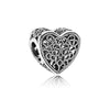 925 Sterling Silver Zircon Animal Heart Charm Beads Fit Original Pandora Bracelet Pendant Necklace Jewelry