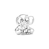 925 Sterling Silver Zircon Animal Heart Charm Beads Fit Original Pandora Bracelet Pendant Necklace Jewelry