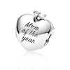 925 Sterling Silver Zircon Animal Heart Charm Beads Fit Original Pandora Bracelet Pendant Necklace Jewelry