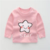 Baby Children's Clothing Cotton Long-sleeved T-shirt Korean Version Cute Tops Tee Underwear Soft Casual Bottoming Shirt