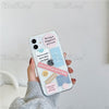 Cartoon Fashion Retro Code Label Phone Cases For iPhone 13 12 Mini 11 Pro XS Max X XR 7 8 Plus SE 2020 Soft TPU Airbag Cover