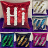 Reversible Swipe Mermaid Sequin Glitter Throw Pillow Case