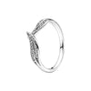 The New Silver Color Style Rings Flower Feather Beaded Heart Moon Sparkling Rings Women Europe 925 Silver Jewelry