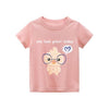 Summer Comfortable Lovely Toddler Girls Short Sleeve Cartoon Cotton T-Shirt