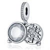 plata charms of ley 925 original Fits bracelet 925 silver women pendant jewelry galaxy starry sky charms beads