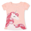 Unisex Unicorn T-shirt Children Boys Short Sleeves White Tees Baby Kids Cotton Tops For Girls Clothes 3 8Y