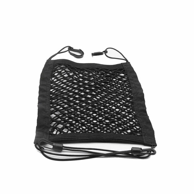 Car Elastic Storage Net Bag Between Seats Auto Interior Organizer Car Divider Pet Barrier Universal Stretchable 3 Layer Mesh Bag