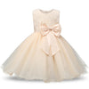 Baby Girl Dress Birthday Dress White Lace Baptism Bowknot Princess Dresses for Wedding Party