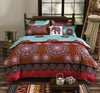 Bohemia 4 /3PCS3d bedding sets Sham Boho Mandala duvet cover set winter bedsheet queen king size Cotton folk-custom Bed set