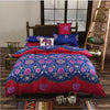 Bohemia 4 /3PCS3d bedding sets Sham Boho Mandala duvet cover set winter bedsheet queen king size Cotton folk-custom Bed set