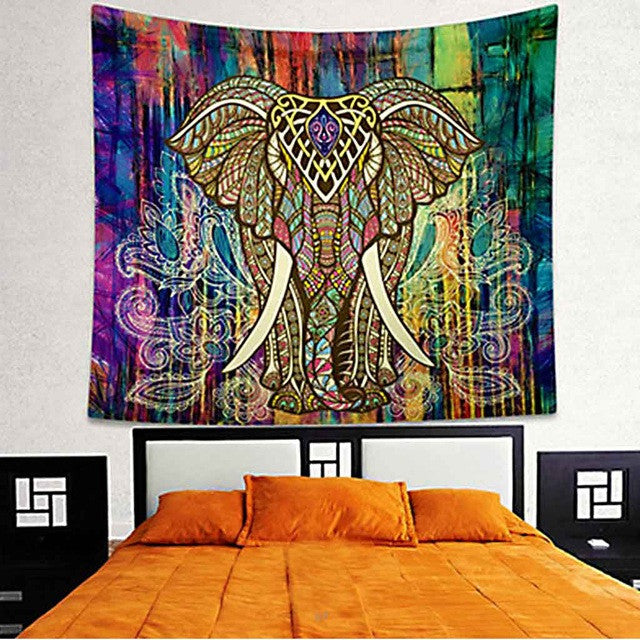 Indian Mandala Tapestry Hippie Wall Hanging Tapestries Boho Bedspread