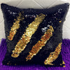 Reversible Swipe Mermaid Sequin Glitter Throw Pillow Case