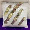 Reversible Swipe Mermaid Sequin Glitter Throw Pillow Case