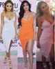 Kylie Jenner Wrap Front Bodycon Mini Dress - CelebritystyleFashion.com.au online clothing shop australia