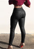 PU Leather Pencil Pants High Waisted - CelebritystyleFashion.com.au online clothing shop australia