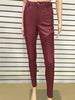 PU Leather Pencil Pants High Waisted - CelebritystyleFashion.com.au online clothing shop australia