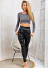 PU Leather Pencil Pants High Waisted - CelebritystyleFashion.com.au online clothing shop australia