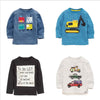 1-8 years Boys T-shirt Kids Tees Baby Boy brand t shirts Children tees Long Sleeve 100% Cotton cardigan sweater jacket shirts - CelebritystyleFashion.com.au online clothing shop australia