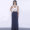 Tweed Elegant Pants Plus Crop Top Kylie Jenner Style - CELEBRITYSTYLEFASHION.COM.AU - 1