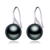 100% real Natural Pearl earrings,fresh water pearl earrings for women black pearl earrings silver 925 jewelry birthday gift - CelebritystyleFashion.com.au online clothing shop australia