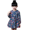 2-8 Ages Girls Dress Casual Long Sleeves Flower Princess Girl Dresses Summer Autumn Toddler Girl Clothing - CelebritystyleFashion.com.au online clothing shop australia