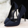 Women Pumps Fashion Sexy High Heels Shoes Women Pointed Toe Thin Heel Ladies Wedding Shoes Black Pink - CelebritystyleFashion.com.au online clothing shop australia