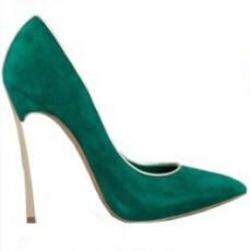 Green on sale suede stilettos