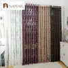 Luxury fashion style semi-blackout curtains kitchen curtains window living room living room curtain panel jacquard fabrics door