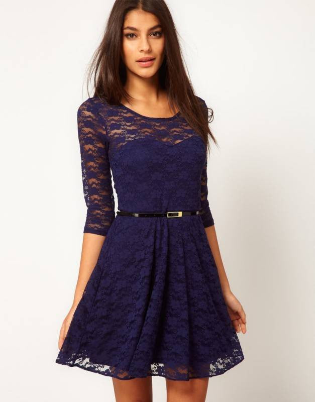 Lace skater hot sale dress australia